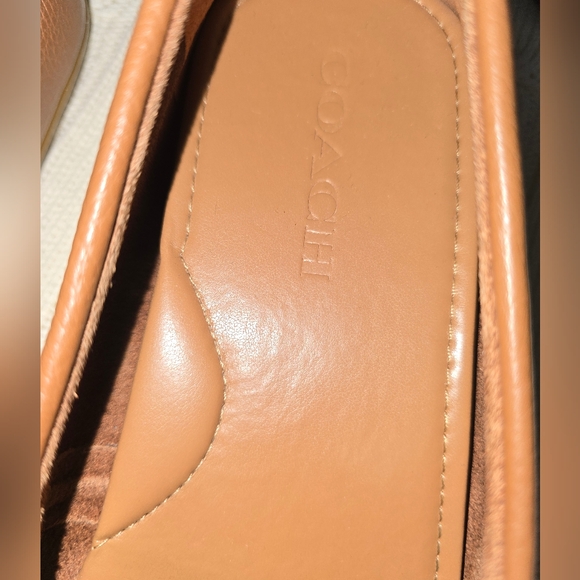 Coach Lock Up Loafers Tan Women's 8.5 - Picture 4 of 11